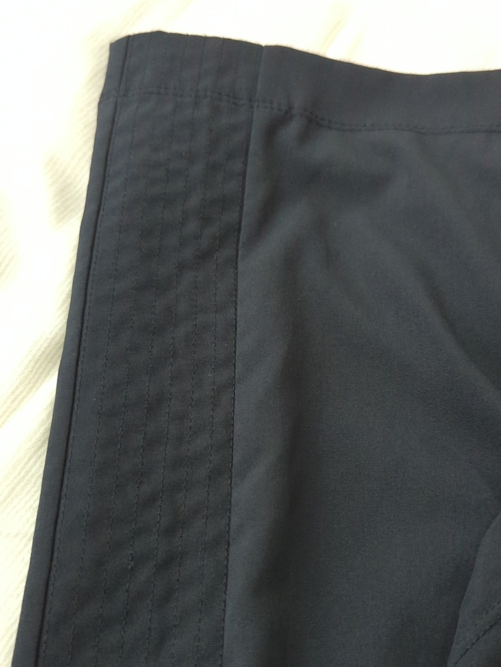 NWT! ~MONDETTA~ FABULOUS BLACK WIDE LEG PANTS-L - Picture 7 of 13